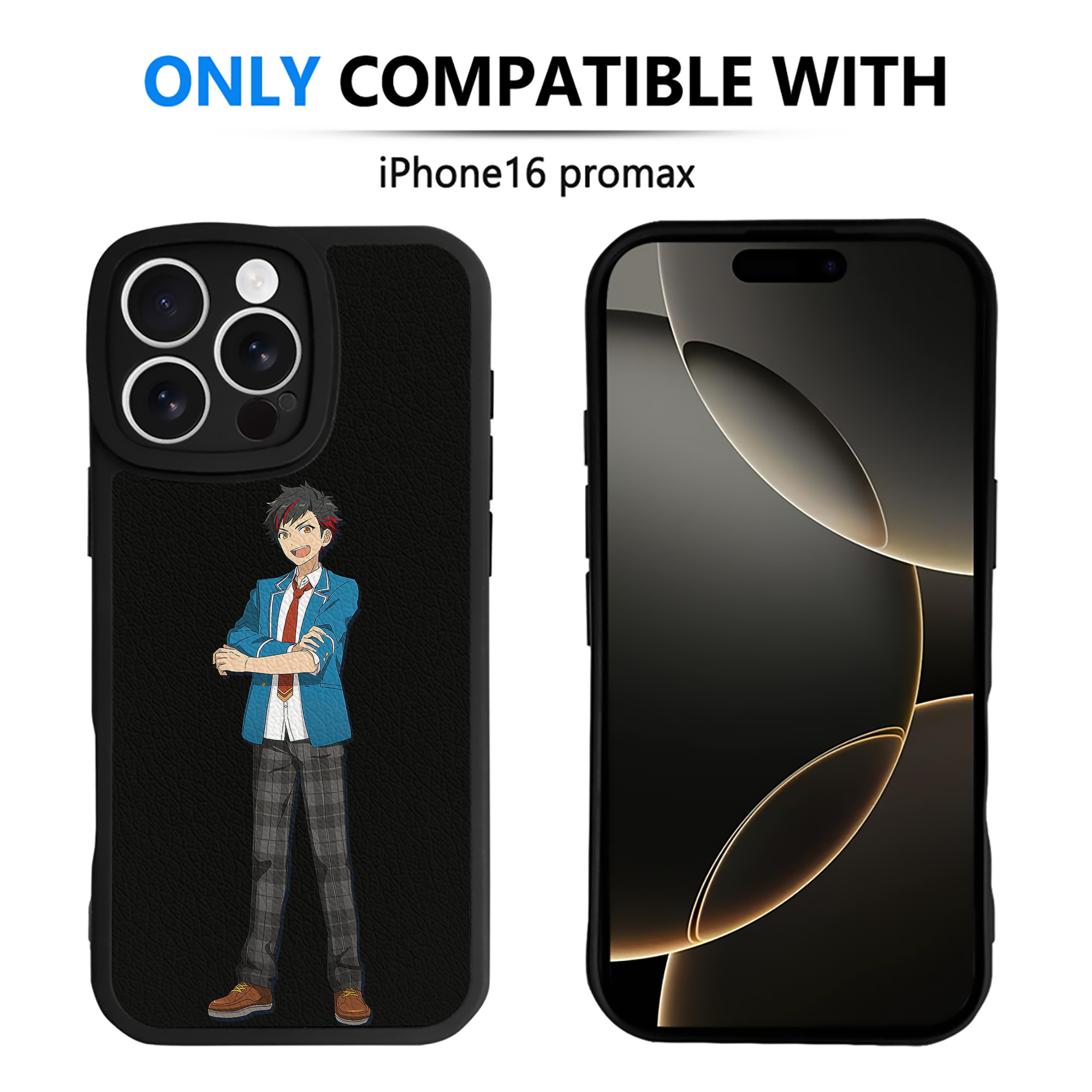 （画像用） あんさんぶるスターズ! Ensemble Stars 【iPhone 16シリーズ対応】シリコンスマホケース（レザー調） 材質：シリコン